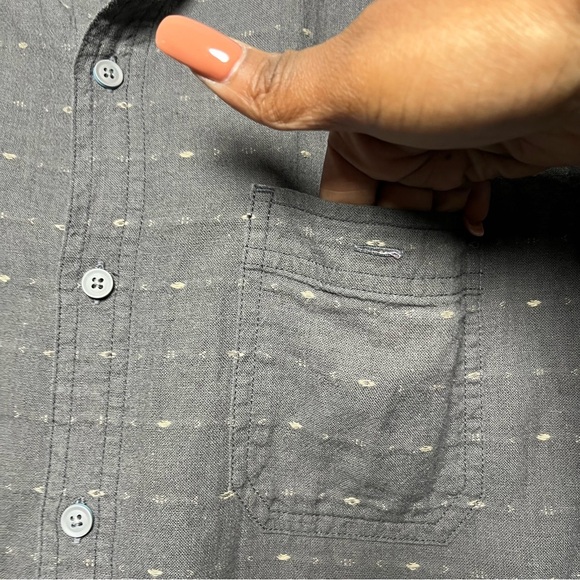 Kuhl Men Intrepid Skorpio Button Down Shirt Small Gray Northern Star Short Sleev - Picture 2 of 11